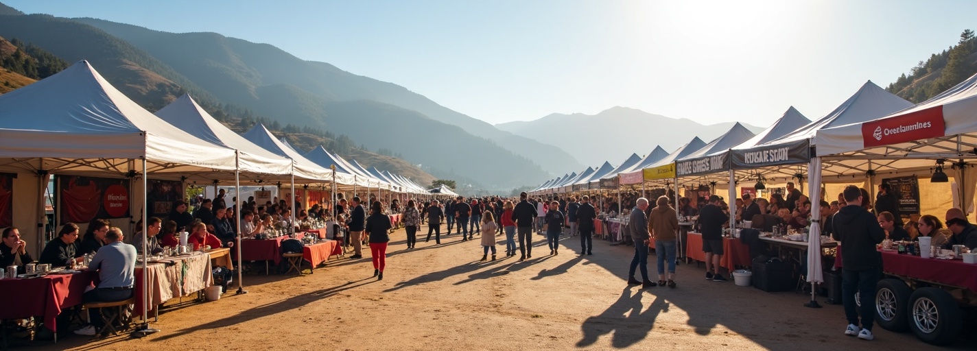 Vendor Village at the Overland Rally